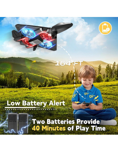 Avión RC de Espuma 4DRC V31 con Luz LED y Acrobacias