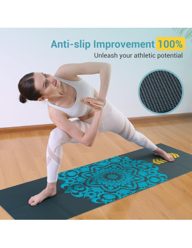 Esteras de Yoga Plegables Avoalre 183x81cm Ecológicas Antideslizantes