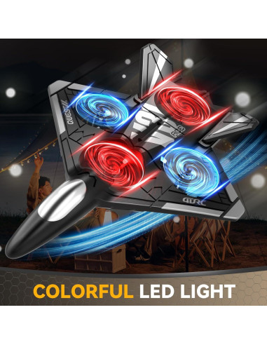 Avión RC de Espuma 4DRC V31 con Luz LED y Acrobacias