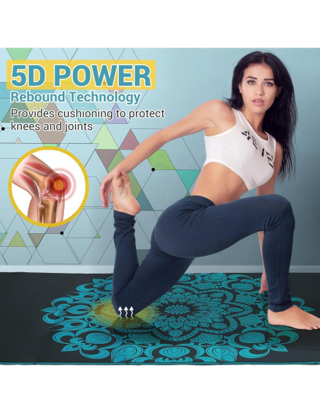 Esteras de Yoga Plegables Avoalre 183x81cm Ecológicas Antideslizantes