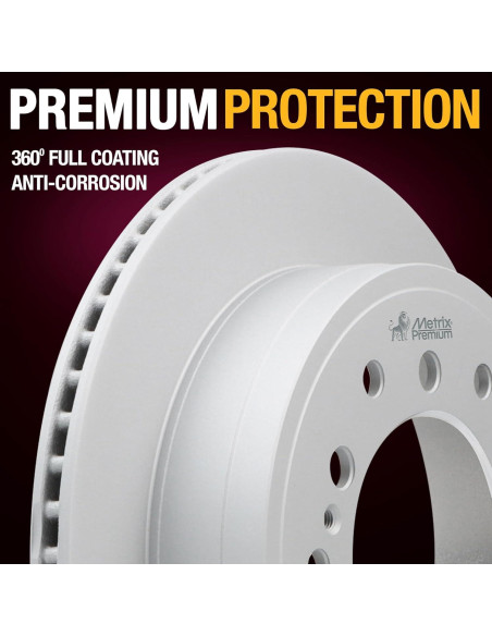 Disco de Freno Ventilado Metrix 312mm Trasero 2 Piezas Toyota/Lexus