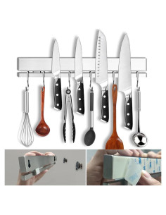 Soporte Magnético para Cuchillos YIIYIIN 30.48 cm Acero Inoxidable