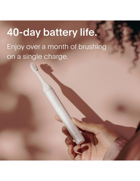 Cepillo de Dientes Eléctrico SURI S1 con Estuche UV - Blanco