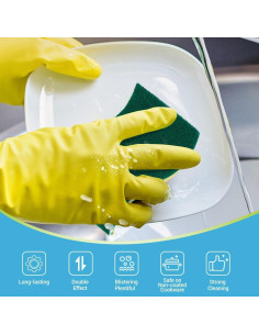 Esponjas de Fregado AIDEA, 6 Unidades, Alta Resistencia 2