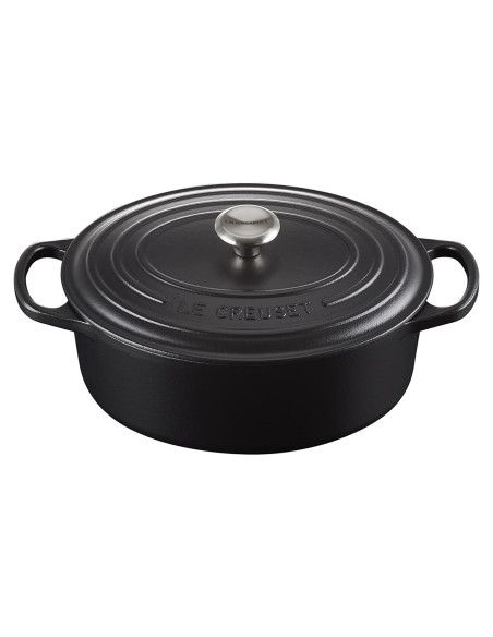 Cacerola Ovalada de Hierro Fundido Le Creuset 29 cm Negra