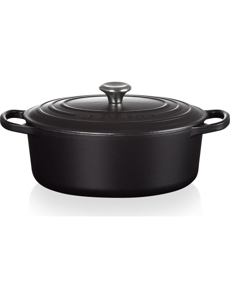 Cacerola Ovalada de Hierro Fundido Le Creuset 29 cm Negra