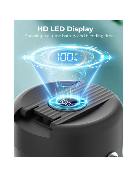 Licuadora Portátil Gofuch NKZ-60 590ml Acero Inoxidable