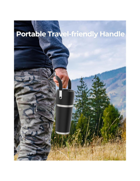 Licuadora Portátil Gofuch NKZ-60 590ml Acero Inoxidable