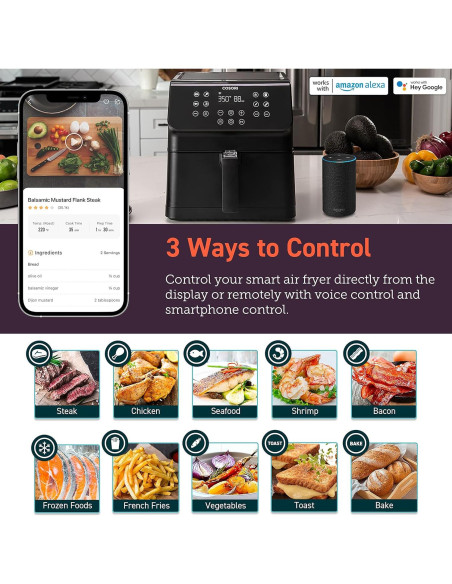 Freidora de Aire COSORI Pro II 5.8QT Inteligente WiFi