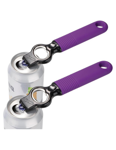 Abridor de Latas y Botellas DUNLAGUE 2 en 1 con Mango de Silicona