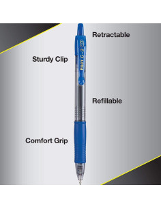 Bolígrafos de Gel PILOT G2 Premium Retráctiles 12 Unidades 2