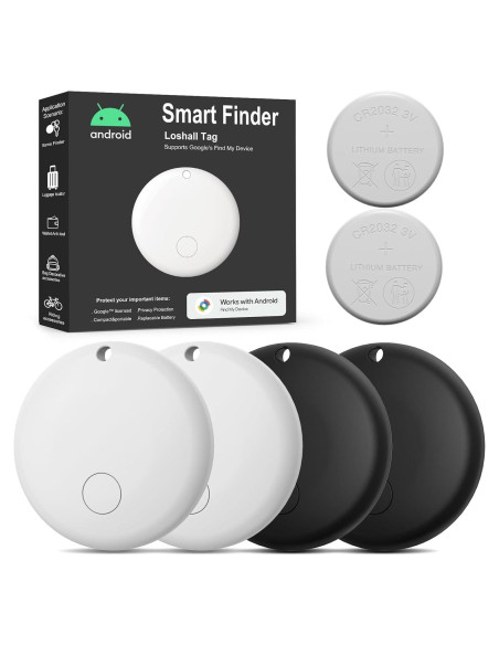 Etiquetas de Rastreo Bluetooth Beyamis Android Paquete de 4