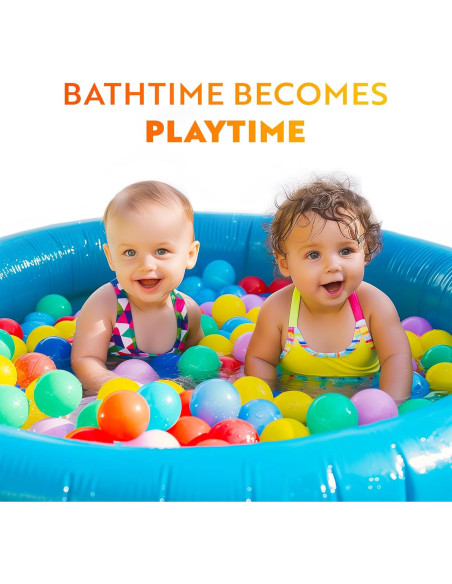 Bolas de Plástico Suave Playz 500 Unidades 8 Colores