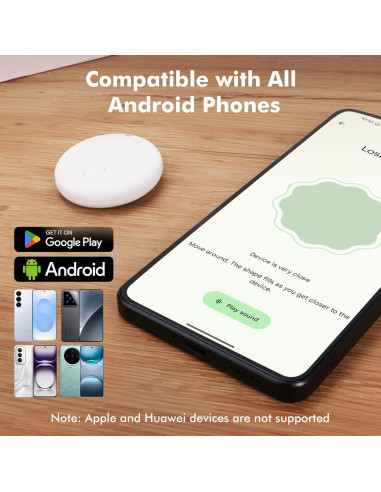 Etiquetas de Rastreo Bluetooth Beyamis Android Paquete de 4