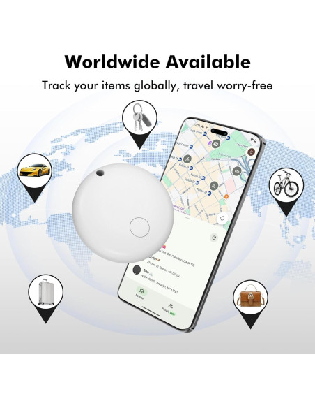 Etiquetas de Rastreo Bluetooth Beyamis Android Paquete de 4