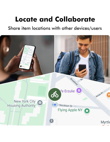 Etiquetas de Rastreo Bluetooth Beyamis Android Paquete de 4