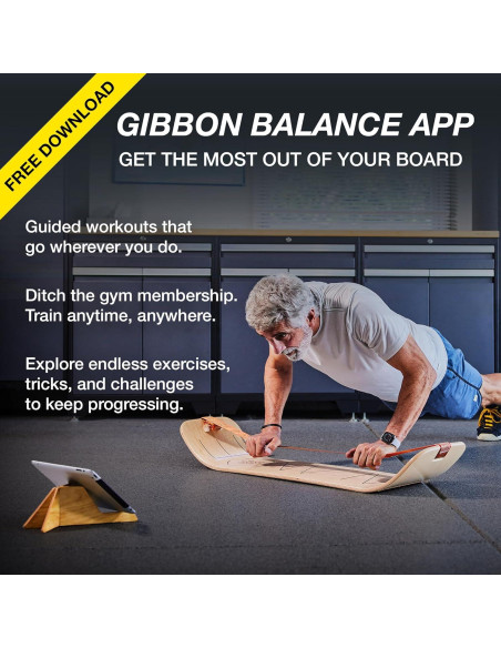Tabla de Equilibrio GIBBON GiBoard - Madera de Arce - 106.68 cm