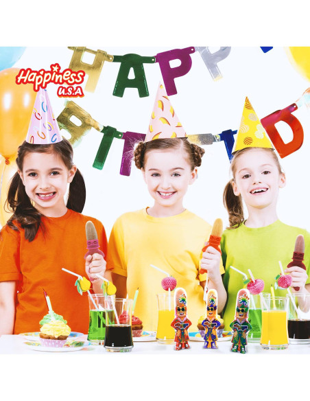 Caramelos Ácidos Happiness USA Sr. Squeezy Pop 12 Piezas