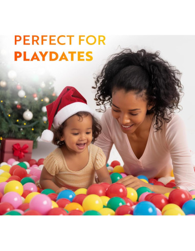 Bolas de Plástico Suave Playz 500 Unidades 8 Colores