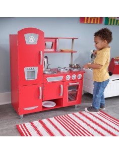 Cocina de Juguete Vintage Roja KidKraft con Acabado Inoxidable 2