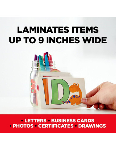 Laminadora Térmica Scotch TL906, 2 Rodillos, 22.86 cm