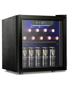 Enfriador de Vino Antarctic Star 12 Botellas 1.2 Pies Cúbicos Negro