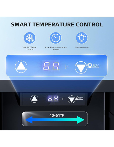 Refrigerador de Vino Encimera Antarctic Star 0.017 m 4 Botellas