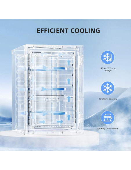 Refrigerador de Vino Encimera Antarctic Star 0.017 m 4 Botellas