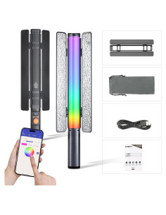 Varita de Luz LED RGB RONKOEN 2800K-10000K Control Remoto