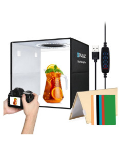 Caja de Luz Fotográfica Plegable Puluz 30x30cm con LED
