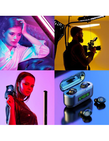 Varita de Luz LED RGB RONKOEN 2800K-10000K Control Remoto