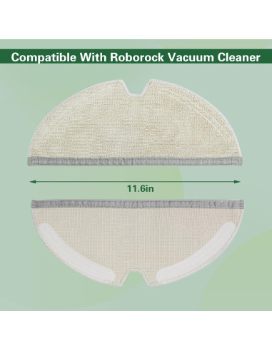 Paños de Microfibra Reutilizables VIEWALL para Roborock E/Q/S Series
