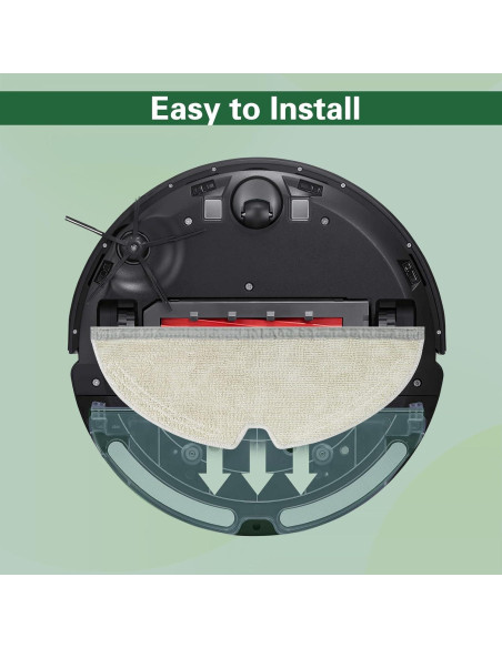 Paños de Microfibra Reutilizables VIEWALL para Roborock E/Q/S Series