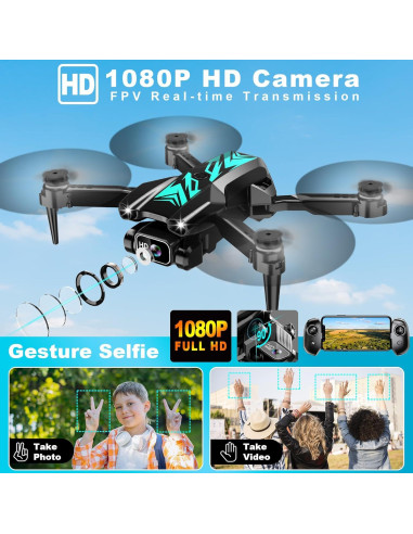 Mini Drone REDRIE X29 con Cámara 1080P y 2 Baterías