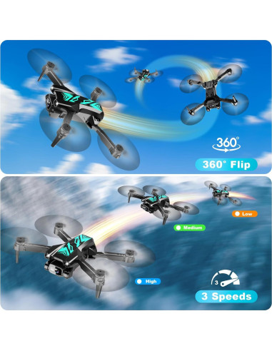 Mini Drone REDRIE X29 con Cámara 1080P y 2 Baterías