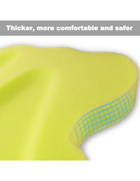 Esponja de Baño Suave HALLO para Bebés Antideslizante Amarillo