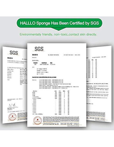 Esponja de Baño Suave HALLO para Bebés Antideslizante Amarillo