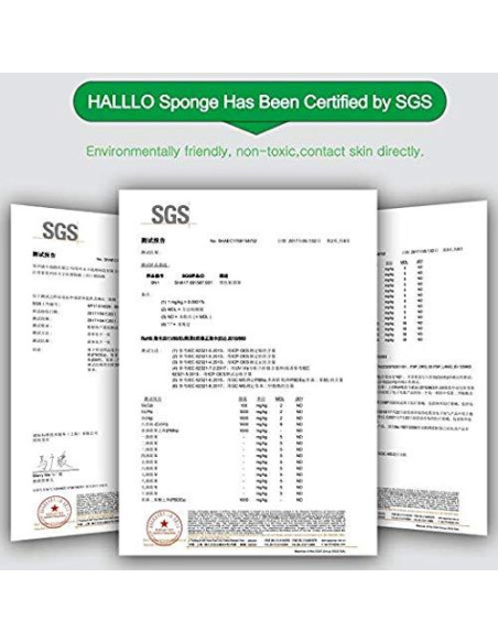 Esponja de Baño Suave HALLO para Bebés Antideslizante Amarillo