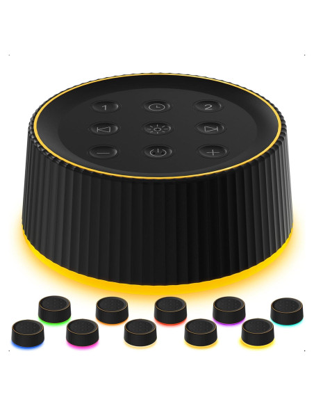 Máquina de Sonido Blanco BGOVERSS con 26 Sonidos y Luz Nocturna