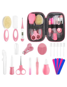 Kit de Cuidado para Bebés POPYJAN 24 Piezas Rosa