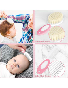 Kit de Cuidado para Bebés POPYJAN 24 Piezas Rosa 2