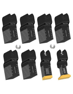100 Cuchillas de Sierra Oscilante Titanio TrivdPro para Madera Metal