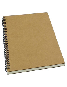 Cuaderno Espiral YUREE B5 Cubierta Dura Kraft 70 Hojas