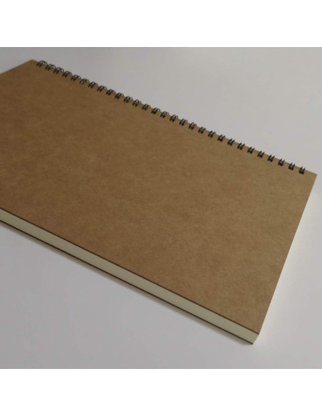 Cuaderno Espiral YUREE B5 Cubierta Dura Kraft 70 Hojas