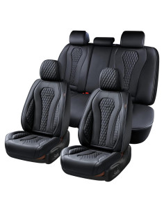 Cubiertas de Asientos Coverado SCU018 Juego Completo Negro