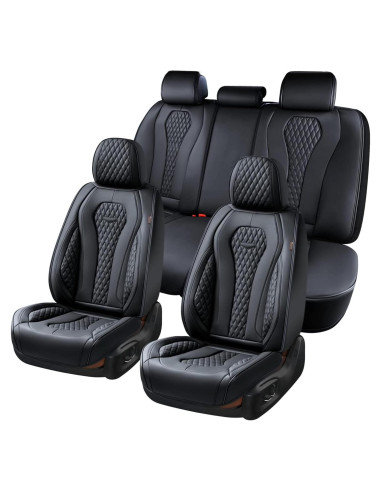 Cubiertas de Asientos Coverado SCU018 Juego Completo Negro