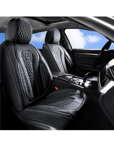 Cubiertas de Asientos Coverado SCU018 Juego Completo Negro