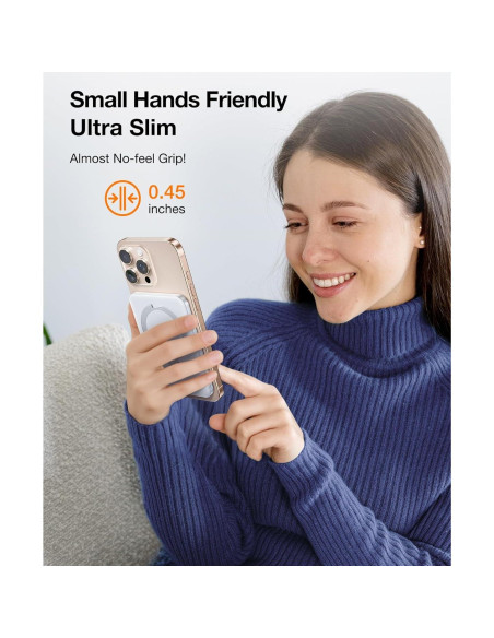 Cargador Portátil Magnético TORRAS EasyGo 5000mAh Blanco