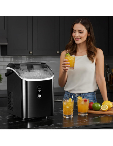 Fabricador de Hielo Nugget Antarctic Star 15.42 kg/día Acero Inoxidable