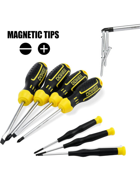 Kit de Herramientas DOWELL 61 Piezas Mecánicas con Caja